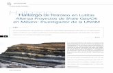 Por: Elena González, PetroQuiMex. Hallazgo€¦ ·  · 2013-10-18tuló Perspectivas para el Desarrollo de Gas y Aceite de Lutitas, advertía que el shale gas es ... caída de los