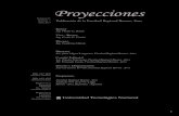 Proyecciones - UNIVERSIDAD TECNOLÓGICA …€¦ ·  · 2013-08-07Es un gusto para mí presentar el primer número del onceavo año de Proyecciones, la revista científica de la