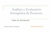 Análisis y Evaluación Energética de Procesos - Iniciosgpwe.izt.uam.mx/files/users/uami/rmro/2122110/SEM04/...como PRO II, Aspen Plus, Aspen Dynamics, Hysys, ASCEND, GAMS, etc. Que