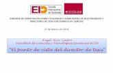 Presentación de PowerPoint - eid.uclm.eseid.uclm.es/eid/files/2014/04/Presentación-Ángel-Ríos-Castro-27... · Presentación y defensa de la tesis doctoral. Indicadores: Tasa de