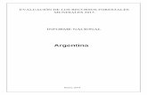 Argentina - Home | Food and Agriculture Organization of ... · FRA 2015 – Country Report, Argentina 3 TABLE OF CONTENTS Introducción ...