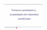 Tensores cartesianos y propiedades de materiales … · Laboratorio de Simulación de Materiales no Metálicos 2 Propiedades de materiales anisótropos ¾Muchos usos tradicionales