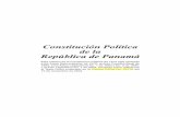 Constitución Política de la República de Panamápdba.georgetown.edu/Constitutions/Panama/vigente.pdfNota Editorial La presente edición de la Constitución Política de la República