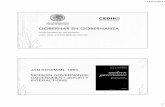 GOBERNAR EN GOBERNANZA - Estado y políticas … · JAN KOOIMAN, 1993. MODERN GOVERNANCE: GOVERNMENT-SOCIETY INTERACTIONS. 14/07/2014 2 ... • Co-gobierno (co-governing) y