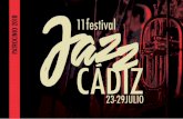 Dossier para patrocinio - festivaljazzcadiz.com · Festival Jazz Cádiz 2018 pág. 2 pág. 3 imir! imir! Dossier para patrocinio Cádiz es una ciudad pequeña y tranquila. Por eso,