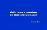 Visión humana como base del diseño de Iluminación€¦ · Diagrama esquematico de los circuitos ojo-cerebro Light received by the eye is converted to neural signals that pass via