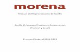 Manual del Representante de Casilla Casilla Única para ...morenaelectoral.mx/images/3 Manual RC Casilla nicav.pdf · 3 PRESENTACIÓN Este manual está dirigido a los ciudadanos que