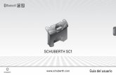 SCHUBERTH SC1€¦ · SC1 9 Español 4.4 Comprobación del nivel de batería 4.4.1 Indicador LED Cuando se enciende el auricular, el LED parpadea rápidamente en color