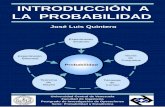 INTRODUCCIÓN A LA PROBABILIDAD - … 1... · José Luis Quintero INTRODUCCIÓN A LA PROBABILIDAD Experimento aleatorio Probabilidad Teoría de Conjuntos Experimento Binomial Universidad