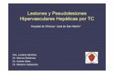 Lesiones y Pseudolesiones Hipervasculares Hepáticas por TCcongreso.faardit.org.ar/uploads/2012/poster/2012_24_PE_Abdomen.pdf · • En TC sin contraste son masas bien definidas,