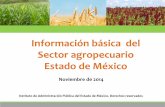 Información básica del Sector agropecuario Estado de Méxicocentrodepoliticasdegobierno.iapem.mx/archivos/2015 01 Sector... · vegetativo de aguacate, durazno, guayaba, fresa y