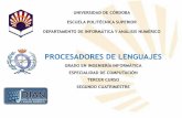 PROCESADORES DE LENGUAJES · automática de compiladores e intérpretes . 9 ... Introducción a la teoría de autómatas, lenguajes y computación. Segunda edición. Madrid: Pearson