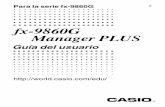 fx-9860G Manager PLUS Sp - Support | Home | CASIOsupport.casio.com/storage/es/manual/pdf/ES/004/fx9860G...Nota Las capturas de pantalla que se muestran en esta Guía del usuario se