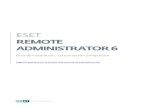 REMOTE ADMINISTRATOR 6 - download.eset.comdownload.eset.com/manuals/eset_era_62_era_install_esn.pdf · Guía de instalación ... Instalación y requisitos previos del Sensor de RD