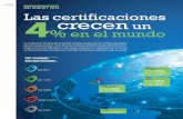 AENOR 32 Las certificaciones 4crecen en el mundo un · en septiembre de 2015. Este certificado acredita que la or- ... Certificados vigentes en el mundo ISO 9001 ISO 14001 ISO/IEC