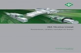INA Técnica Lineal - Welcome to the Schaeffler Group · 2018-06-06 · La gama de productos completa está basada en el concepto de ... Emplazamiento de fabricación de Schaeffler
