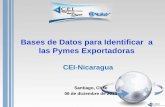 Bases de Datos para Identificar a las Pymes Exportadoras de Medida 08/04/2012 ALDO SOMARRIBA CROWLEY ... Exportador Embarques Cantidad de Contenedores ... DESPOJOS COMESTIBLES Y VISCERAS
