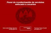 Panel de monitorización de servicios enfocado a usuarios · – Nagios (núcleo de monitorización)