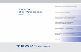 Unidades terminales de aire Tarifa de Precios - elcomair.eselcomair.es/CATALOGOS/TROX.pdf · 3 I componenti, le unità e i sistemi TROX in un albergo TROX components, units and systems