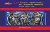 Sábado 8 - Festival Internacional de Poesía de Medellín originarias: Pedro Ortiz (Nación Inga, Colombia), Sabino Esteban (Nación Maya, Guatemala), Inger-Mari Aikio (Nación Sami,
