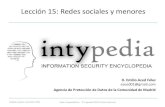 Lección 15: Redes sociales y menores - criptored.upm.es · Lección 15: Redes sociales y menores . D. Emilio Aced Félez . eaced01@gmail.com . ... Diapositiva 1 Author: Jorge Created