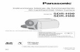 Model No. SDR-H80 - csportal.panasonic-la.comDESCARGASPLA\PLA\DIGITALES...3 (SPA) LSQT1461 ∫Precauciones para el uso de este producto Mantenga la SD Card/Hard Disk Video Camera lo