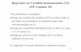 Regresión con Variables Instrumentales (VI) · La regresión MCO de ln(mant i Q) sobre ln(mant i P) adolece de sesgo CS (¿por qu ...