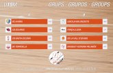 U M GRUPS · GRUPOS · GROUPS - micbasketball.commicbasketball.com/wp-content/uploads/2018/03/CALENDARIO... · calendario provisional u15m fase fecha cat franja hora inicio equipo