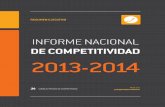 de Competitividad 2013-2014 - Consejo Privado de ... · política comercial política de cambio estructural ... Sistema Nacional de Competitividad e ... y calidad de la infraestructura.