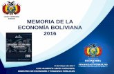 ESTADO PLURINACIONAL DE BOLIVIA MEMORIA DE …cedla.org/blog/grupopoliticafiscal/wp-content/uploads/2017/05/... · BALANCE FISCAL DE PAÍSES ... Institutos nacionales de estadística