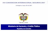 XVI CONVENCION INTERNACIONAL SEGUROS 2007 - … · Bolivia 16,5% 14,1% 11,9% 13,7% 14,2% ... Logros de la Economía Política Fiscal del Gobierno ... Institutos de Estadística.