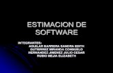 ESTIMACION DE SOFTWARE - Tareas DE SOFTWARE INTEGRANTES: ... COCOMO En la administración de proyectos de software la estimación de costos es de las tareas de mayor importancia.