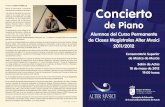 Profesor: ALBERT ATENELLE - csmmurcia.com Musici.pdf · Sonatas para violín y piano de Pau Casals y Gaspar ... Música de Cámara con el profesor Diego Sanz Ayala. En el año ...