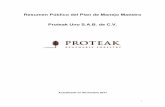 Resumen Público del Plan de Manejo Maestro Proteak Uno …proteak.com/files/watch/ManejoMaestroMexico_Teca_2017.pdf · - Contribuir a la captura de bióxido de carbono ... altitudes