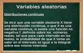 Variables aleatorias - BIFIgopar/TEACHING/teaching_web_5.pdf · Variables aleatorias Alternativamente: Se define la función de densidad de probabilidad (pdf), f(x), de una variable