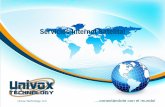 Servicios Internet Satelital - Virtual PBX | Hosted PBX ...univoxtechnology.com/wp-content/uploads/2015/11/Presentacion... · automática o de forma manual. Esta capacidad única,
