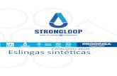 CATALOGO Eslingas sintéticas - indura.net · Tel: (56-2) 565 8110 / Fax: (56-2) 565 8191 / prodinsa@prodinsa.cl / ESLINGAS SINTÉTICAS Son fabricadas en base a cintas de fibra sintética,