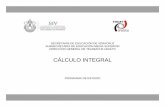 SECRETARÍA DE EDUCACIÓN DE VERACRUZ …LCULO-INTEGRAL.pdf · Cálculo Integral que pertenece al campo disciplinar de Matemáticas, tiene la finalidad de propiciar el desarrollo