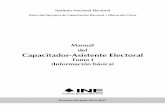 Manual del Capacitador-Asistente Electoralportalanterior.ine.mx/.../PEF/2014-2015/docs/Manual_CAE_Tomo_I.pdf · capacitadores-asistentes electorales (cae), consejeros electorales,