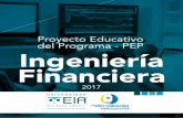 Proyecto Educativo del Programa - PEP Ingeniería Financiera · Tecnologías de Información y Comunicación -TIC- integradas ... y financiación de la organización, ... y financieros