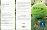 Murcia, 7 y 8 de marzo de 2014 simposium.pdf · Dirige la revista cientí˜ca 'Cuadernos ... “Consciente vs ... Profesor nacional de la RFET, director de la academia de tenis Global