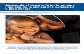 Apoyando el desarrollo en la primera infancia: de la ... · que afectan negativamente al desarrollo. ... Atención inmediata del recién nacido ... literatura de artículos publicados