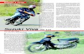 Suzuki Viva - La Revista De Motos | Publicación ...€¦ · Examen a Fondo Suzuki Viva FD 115 Nos demoramos, pero al final pudimos probar la nueva Suzuki Viva, que ya no es tan nueva,