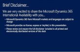 Dynamics 365 International Availability Deckabouttmc.com/wp-content/uploads/2016/10/Dynamics-365-Enterprise... · Peru Puerto Rico St. Kitts and Nevis Trinidad and Tobago United States