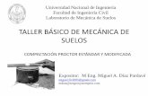 TALLER BÁSICO DE MECÁNICA DE SUELOS - …cecfic.uni.edu.pe/archivos/suelos/Tema de compactacion - Final.pdf · Laboratorio de Mecánica de Suelos ... Ensayo Proctor Modificado ...