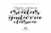 Agradecimientos - uelbosque.edu.co integra... · Estudio integral de las escalas en la guitarra clásica, cuyos resultados presento en este libro. ... Mauro Giuliani ...