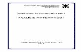 Análisis Matemático I - Argentina) · ingenierÍa electromecanica anÁlisis matematico i 2 Índice Índice ..... 2