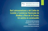 Red Latinoamericana y del Caribe de Comités y Comisiones ...€¦ · Red Latinoamericana y del Caribe de Comités y Comisiones Nacionales de Bioética y Etica de la Ciencia: Un camino