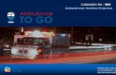 Cotización No : 093 - eiseverywhere.com · Servicios Nuestro software le permite de manera automática encontrar y enviar las ambulancias que cuenten con el equipamiento adecuado,