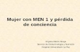 Mujer con MEN 1 y pérdida de conciencia - sendimad.orgsendimad.org/sesiones/men1_perdida_conciencia.pdf · tipo 1 • Mutación R415X en gen de menina ... Ingreso para estudio ...